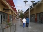 One of the many store lined avenues at the Outdoor Premium factory outlet mall.