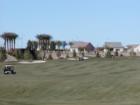 A rolling green fairway at Aliante Golf Club in North Las Vegas, NV.
