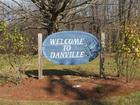 Entry sign to the town of Danville