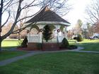 Gazeebo on the town hall grounds
