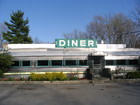 Famous Red Hook Diner, a favorite breakfast stop for weekenders