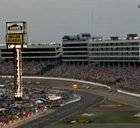 Lowe's Motor Speedway in Concord NC. One of NASCAR's Superspeedways.  Home of the Coca Cola 600 Memorial Day Weekend (over 180,000 in attendance!) and the Bank of America 500 in October (only 130,000 in attendance).