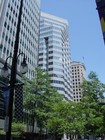 Buildings in downtown Charlotte, NC.