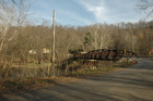 A bridge on Flat Run Road leads travelers into the ghost-town of Cavallo on Coshocton County's west side.