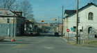 Delaware's Short East Side is primed for development with the addition of a bike path. Views head down the hill from U.S. 42 to the Olentangy River and downtown just beyond.