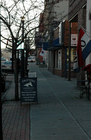 A chilly winter morning doesn't dampen the spirit of shop-owners along Winter Street in Delaware.