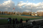 View towards downtown from Cooper Stadium.