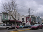 Storefronts in the historic Willamette district of West Linn