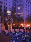 Dawn in Pioneer Square
      Camping for a Cause--Very Portland!
      The Global Night Commute to stop the war in Northern Uganda.  April 29th, 2006