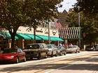 This is a view across State Road, in Media Borough. Note the Trolley Tracks. Media is the last remaining non-urban Municipality in the nation with an active trolley on its "main street." 
      