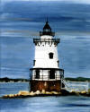 Conimicut Lighthouse off Coninmicut Point in Warwick