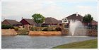 Beautifully landscaped at Panther Creek.