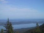 From the top of Mt. Walker, looking out over Dabob Bay and the Hood Canal.