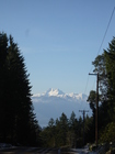 Your First View of the Olympic Mountains as you're coming over the top of Anderson Hill Road in Silverdale WA