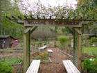 The childrens garden entrance