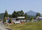 Granite Falls with Mount Pilchuck in the background taken in September of 2006.