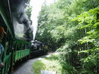 This is one of the coal powered steam engines of Cass Scenic Railroad in Cass, West Virginia.  There are several tours of differing length, as well as very popular tours during the fall, after the leaves change colors.