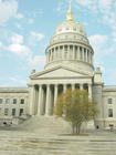 The West Virginia State Capitol building in Charleston, WV.