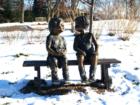 Statue of Children by Touhy Park