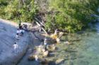 Fishing at the base of the bridge to Jupiter Inlet Colony and Jupiter Island.
