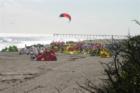 Jupiter - Annual Kite Surfing Contest - participants from all over the world attend.
