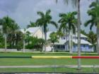 Historical houses along Retta Esplande in Punta Gorda, Florida 