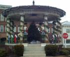 Exeter NH Downtown Bandstand at Christmas