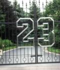 Front Gate from Michael Jordan's home