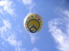 The helium balloon over Branson