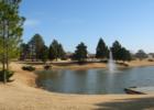 Cedar Pointe's west pond, located at the South Santa Fe entrance and adjoining the playground area and clubhouse.