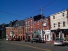 Portsmouth NH - Downtown shopping along Bow Street - Portsmouth has some terrific shopping and dining all throughout the downtown areas.