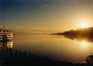 A spectacular look at the Ferry in the morning.