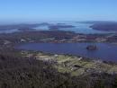 A view of some Islands from Mount Erie.