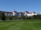 This photo taken from the 6th fairway at the back of The Mount Washington Hotel 