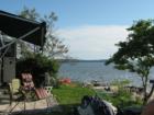 Our campsite at the KOA in Bar Harbor overlooking Western Bay