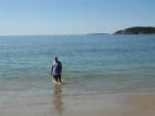 Me standing in the water at Sand Beach. This has to be one of the coldest waters I have ever been in on the Atlantic side.