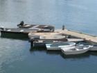 Boats tied up at the dock