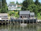 Photo taken from the docks behind a little shop around the corner from the village.