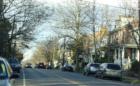 Main Street as viewed from the Library and Tomlinson Park