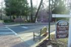 Corner of Library looking across to Tomlinson Park