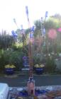 Glass Art design in front of a West Seattle home.
