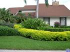 An example of South Florida Landscaping in Palm Beach Gardens.