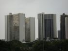 From the freeway looking downtown