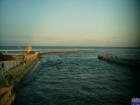 Strong currents and limited vision make the Boynton Beach inlet 'interesting' to watch. Here is a direct view from the top of the bridge.