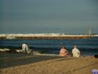 North side of the Boyton Jetty is cranking some pounding waves against the jetty. Hold on to your fishing rods!