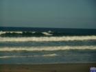 A lucky surfer catches a nice ride in front of the Boynton Beach park.