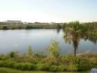 View of lake from townhouse in Delray Beach, just east of I-95.