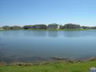 Wide lake view in gated community in Wellington.