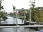 Boat Lift in Juno allows for boat owners to lift their vessels from fresh water across the 'lock' into the salt water.