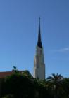 Presbyterian Church in Miami Shores - you can see the steeple from anywhere in the village.